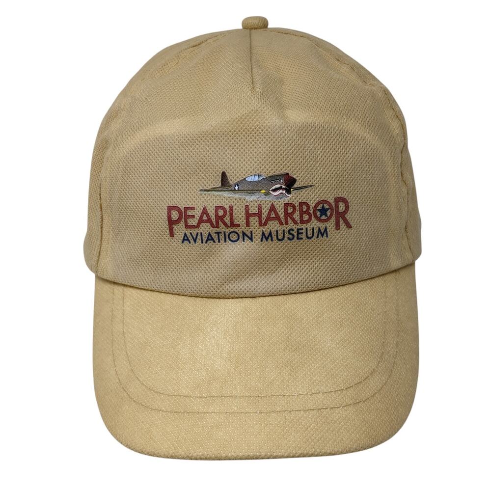 Pearl Harbor Aviation Museum Baseball Cap Brown One Size Adjustable Prime Line